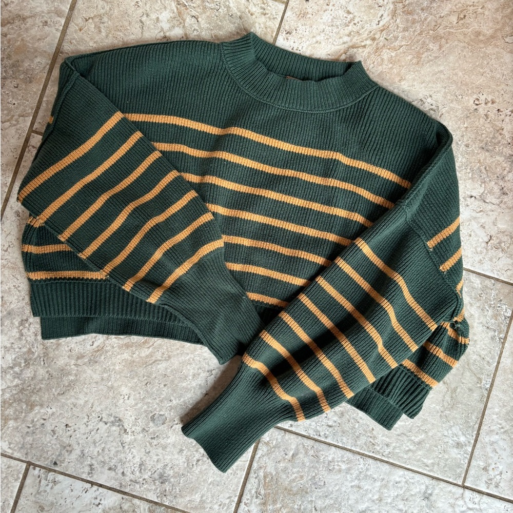 Free People Easy Street Crop Pullover